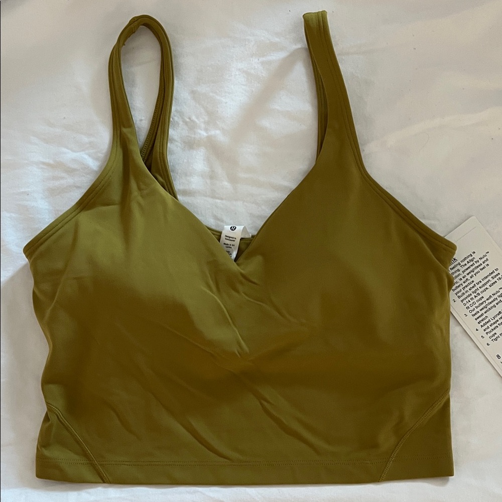 Lululemon Athletica Khaki Sports Bra